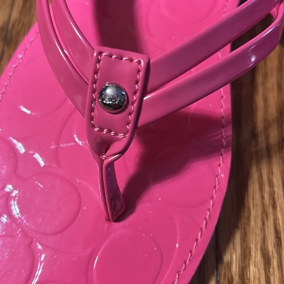 Brand New Coach Patent Sandals - Picture 2 of 3